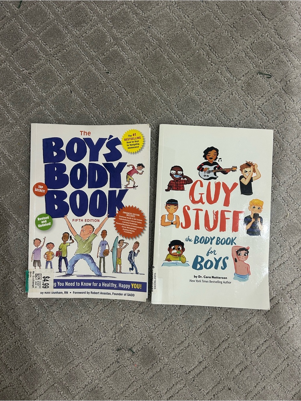 The Boy's Body Book & Guy Stuff Set - White Covers